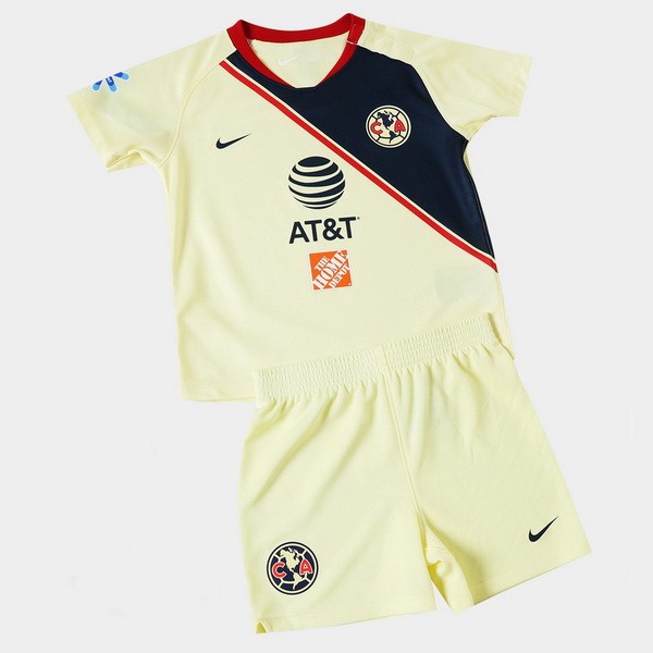 Camiseta Club América Replica Primera Ropa Niños 2018/19 Amarillo